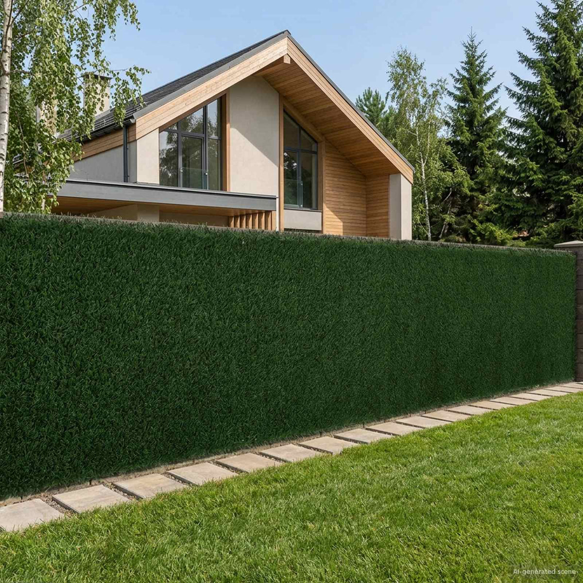 Clôture Artificielle Vert Foncé